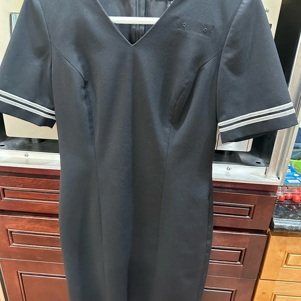 Vintage Flight Attendant Dress Size 4 - Picture 2 of 7
